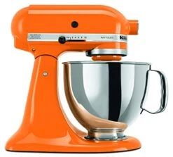 KitchenAid KSM150PSTG Artisan Series 5-Qt. Stand Mixer With Pouring Shield - Tangerine