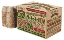 Disposable Natural Brown Unbleached Paper Coffee Filters - Replacement For Single Serve Keurig 1.0 And 2.0 Brewers Compatible With All Reusable K-Cups Use Your Own (300 Filters), Beige