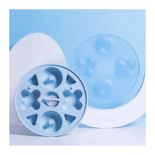 Creative Donut Biscuit Silicone Baking Mold, Non Stick Cake Baking Supplies,for Cheese Chocolate Pudding Jelly Kitchen Bakery Molds Gift (Color : Blue, Size : 5.9x0.8inch) 3 Creative Donut Biscuit Silicone Baking Mold, Non Stick Cake Baking Supplies,for Cheese Chocolate Pudding Jelly Kitchen Bakery Molds Gift (Color : Blue, Size : 5.9x0.8inch)