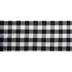 Buffalo Check Collection, Classic Farmhouse Table Runner, 14x72, Black & White -Wilton Shop 41PM7HWBTKL