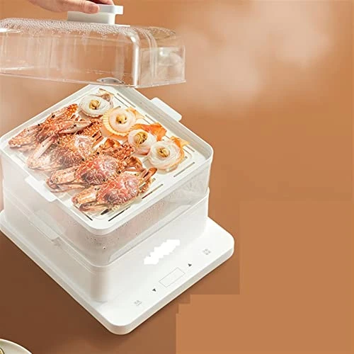 AMAYYAtg Cooking Pot Three Layer Electric Steamer, Large Capacity And Multi-Function Household Steam Cooker, Intelligent Breakfast Reservation Machine 5 AMAYYAtg Cooking Pot Three Layer Electric Steamer, Large Capacity And Multi-Function Household Steam Cooker, Intelligent Breakfast Reservation Machine - Image 3