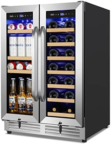 24 Inch Beverage Refrigerator Cooler,Stainless Steel Wide Refrigerator For 210 Cans,Fit Perfectly For 24" Space Built-in Counter Or Freestanding With Powerful And Quiet Cooling System 10 24 Inch Beverage Refrigerator Cooler,Stainless Steel Wide Refrigerator For 210 Cans,Fit Perfectly For 24" Space Built-in Counter Or Freestanding With Powerful And Quiet Cooling System - Image 8