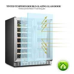 30 Inch Beverage And Wine Cooler, Dual Zone Compressor Wine Beverage Refrigerator With 33-Bottle And 70Cans -Wilton Shop 41Pb3Chb72L