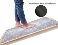 Cosilyt 1/10 Inch Ultra Thin Front Door Mat Rug Indoor Entrance Inside Non Slip, Large Waterproof Rubber Kitchen Rug And Interior Home Washable Door Mat, 24"×35", Baroque Grey 21 Cosilyt 1/10 Inch Ultra Thin Front Door Mat Rug Indoor Entrance Inside Non Slip, Large Waterproof Rubber Kitchen Rug And Interior Home Washable Door Mat, 24"×35", Baroque Grey -Wilton Shop 41PfwQBykQL