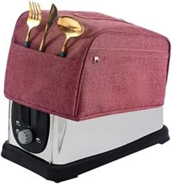 2 Slice Toaster Cover, Toaster Bags With Pockets, Bread Toaster Oven Dustproof Cover, Toaster Storage Bag, Appliance Covers For Kitchen Small Appliance, Fingerprint Protection, Gift For Women (S, Purple) -Wilton Shop 41PtXUEkxL. AC