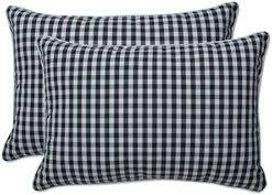 Outdoor/Indoor Dawson Pewter Chair Pads, 15.5" X 16", Black 2 Count 20 Outdoor/Indoor Dawson Pewter Chair Pads, 15.5" X 16", Black 2 Count -Wilton Shop 41PyMsmyy2S. AC