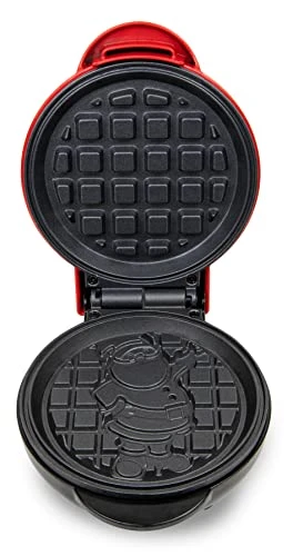 MyMini Personal Electric Santa Waffle Maker, Holiday Themed, 5-Inch Cooking Surface, Hash Browns, French Toast, Grilled Cheese, Quesadilla, Brownies, Cookies, Red 8 MyMini Personal Electric Santa Waffle Maker, Holiday Themed, 5-Inch Cooking Surface, Hash Browns, French Toast, Grilled Cheese, Quesadilla, Brownies, Cookies, Red - Image 6