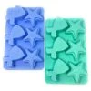 2 Pack Mermaid Tail & Seashell Silicone Molds For Making Cakes, Candy, Bath Bombs, Chocolates, Fondant, Ice Cubes: Colors May Vary: Mermaid Or Under The Sea Birthday Themed Party -Wilton Shop 41QDTeIHuOL