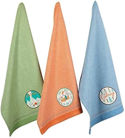 Cotton Embellished Dish Towels, 18x28 Set Of 4, Decorative Oversized Kitchen Towels, Perfect Home And Kitchen Gift-Strawberry Patch 9 Cotton Embellished Dish Towels, 18x28 Set Of 4, Decorative Oversized Kitchen Towels, Perfect Home And Kitchen Gift-Strawberry Patch - Image 7