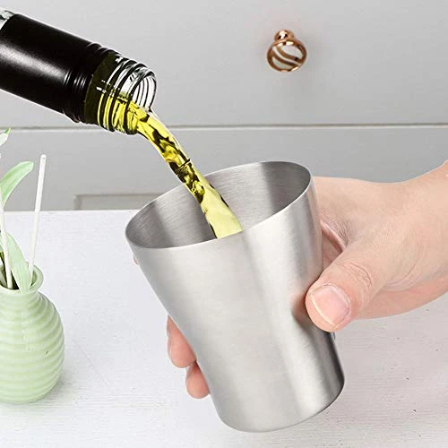 Thicken Stainless Steel Water Cup - Portable Drinking Cup - Internal Polishing Treatment - For Home,Bar Use 6 Thicken Stainless Steel Water Cup - Portable Drinking Cup - Internal Polishing Treatment - For Home,Bar Use - Image 4