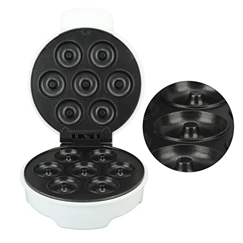 Doughnut Machine, Safe Handle Design Easy Cleaning Donut Maker Stick Proof 7 Holes For Home (US Plug 110V 10A) 5 Doughnut Machine, Safe Handle Design Easy Cleaning Donut Maker Stick Proof 7 Holes For Home (US Plug 110V 10A) - Image 3