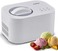 Ce Cream Maker, CUSIMAX Automatic Ice Cream Maker With Compressor No Pre-freezing Gelato Maker 1.1 Quart 3 Modes Easy Homemade Ice Cream And Sorbet, Frozen Yogurt, Includes Recipes -Wilton Shop 41QTW9VVeFL. AC