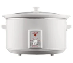 SC-165W Slow Cooker, 8 Quarts, White