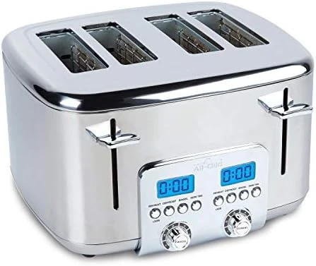 10942223917 Stainless Steel Digital Toaster With Extra Wide Slot, 4-Slice, Silver 9 10942223917 Stainless Steel Digital Toaster With Extra Wide Slot, 4-Slice, Silver - Image 7