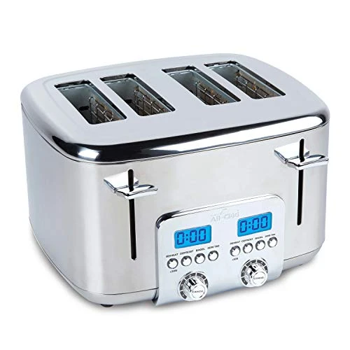 10942223917 Stainless Steel Digital Toaster With Extra Wide Slot, 4-Slice, Silver 3 10942223917 Stainless Steel Digital Toaster With Extra Wide Slot, 4-Slice, Silver