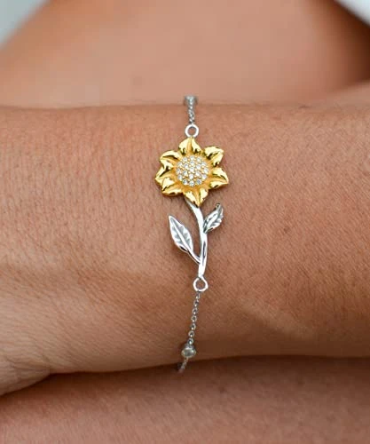Inappropriate Wife, Thank You For Making Our Lives One Great Big Party Every Single Day!, Christmas Sunflower Bracelet For Wife 3 Inappropriate Wife, Thank You For Making Our Lives One Great Big Party Every Single Day!, Christmas Sunflower Bracelet For Wife