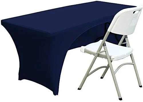 Spandex Open Back Table Cover 6 Ft. Fitted Polyester Tablecloth Stretch Spandex Tablecover Table Toppers 30+ Colors 10 Spandex Open Back Table Cover 6 Ft. Fitted Polyester Tablecloth Stretch Spandex Tablecover Table Toppers 30+ Colors - Image 8