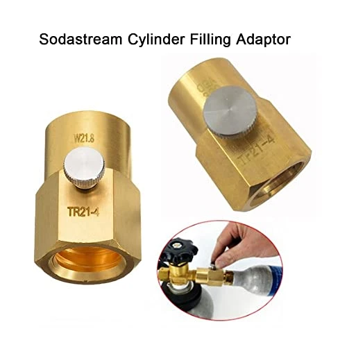 Soda Refill Adapter CO2 Carbonator Cylinder Tank Refill Adapter Refill Charge Adapter & W21.8 Or CGA320 Connector Soda Quick Adapter (Color : CGA320) 4 Soda Refill Adapter CO2 Carbonator Cylinder Tank Refill Adapter Refill Charge Adapter & W21.8 Or CGA320 Connector Soda Quick Adapter (Color : CGA320) - Image 2