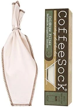 ColdBrew Filter - GOTS Certified Organic Cotton Reusable Coffee Filter (CB64-01) 11 ColdBrew Filter - GOTS Certified Organic Cotton Reusable Coffee Filter (CB64-01) - Image 9