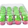 24 Pack Cupcake Boxes - Set Of 4- Plastic Cupcake Containers -Wilton Shop 41R2QpWZEmL