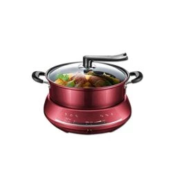 GXBPY Electric Hot Pot Split Household Multi-function Electric Cooker Electric Cooking Wok Cooking Integrated Pot Smart