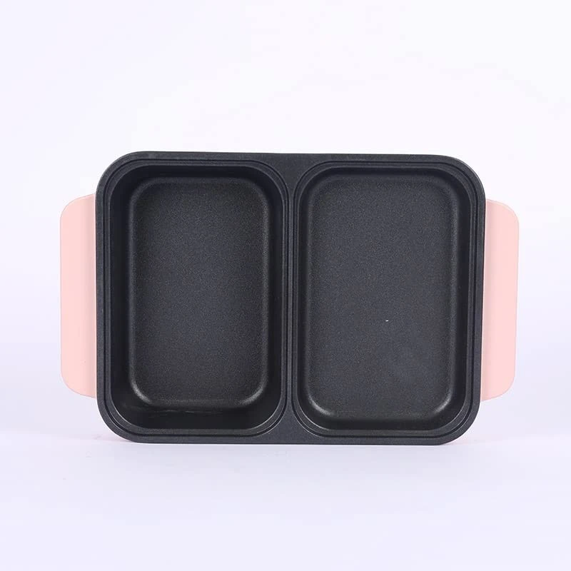 WAZTT Home And Travel Non-Stick Frying Pan Dual Purpose Electric Grill With Hot Pot Cooking Pot Cooking Pot (Color : D, Size : 34.5 * 22 * 8cm) 7 WAZTT Home And Travel Non-Stick Frying Pan Dual Purpose Electric Grill With Hot Pot Cooking Pot Cooking Pot (Color : D, Size : 34.5 * 22 * 8cm) - Image 5