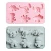 2Pcs Cute Dinosaur Silicone Cake Molds Kid’s Cartoon Dino Chocolate Gummy Mold Tray 6 Grids Different Shapes Candy Fondant Mould Cake Baking Decorating Tools DIY Handmade Soap Mold For Cupcake Decor 1 2Pcs Cute Dinosaur Silicone Cake Molds Kid’s Cartoon Dino Chocolate Gummy Mold Tray 6 Grids Different Shapes Candy Fondant Mould Cake Baking Decorating Tools DIY Handmade Soap Mold For Cupcake Decor -Wilton Shop 41RKpEyBiQL