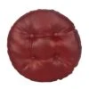 Klear Vu Gripper Non-Slip Tufted Faux Leather Round Bar Stool Cushions For Dining Room, Kitchen Counter, Cafe, And Restaurant, 14", 4 Pack, Red 4 Count -Wilton Shop 41RM1liK5YL