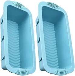 Loaf Pans For Baking Bread 8.5 X 4.5 Value 3 Pack Toast Oven Mold Silicone Food Grade Reusable Bakeware Pan Dishwasher For Kitchen Homemade Breads Cakes Meatloaf (Red+Blue+Purple-3 Pack) 19 Loaf Pans For Baking Bread 8.5 X 4.5 Value 3 Pack Toast Oven Mold Silicone Food Grade Reusable Bakeware Pan Dishwasher For Kitchen Homemade Breads Cakes Meatloaf (Red+Blue+Purple-3 Pack) -Wilton Shop 41RN78 jrfS. AC