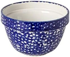 Ceramic Stoneware 6.6-Qt Mixing Bowl - Abbey Collection, Blue | Microwave & Dishwasher Safe Dinnerware | Food Safe Glazing | Restaurant Quality Serveware -Wilton Shop 41RPsmDRQxL. AC