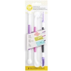 Wilton Basic 3-Piece Fondant And Gum Paste Tool Set, White And Purple -Wilton Shop 41Rd5K2A7vL