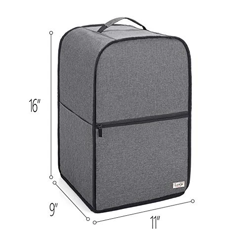 Uxja Food Processor Cover For Cuisinart And Hamilton Beach 10-14 Cup Processor, Food Processor Dust Cover With Accessories Pockets, Gray 7 Uxja Food Processor Cover For Cuisinart And Hamilton Beach 10-14 Cup Processor, Food Processor Dust Cover With Accessories Pockets, Gray - Image 5