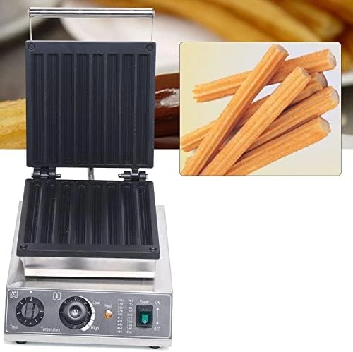 Electric Churro Maker Machine Make 5/8 Slices Spanish Churros, Commercial Spanish Churros Maker, Non-Stick Waffle Maker Machine, 1500W (8 Churros Maker) 9 Electric Churro Maker Machine Make 5/8 Slices Spanish Churros, Commercial Spanish Churros Maker, Non-Stick Waffle Maker Machine, 1500W (8 Churros Maker) - Image 7