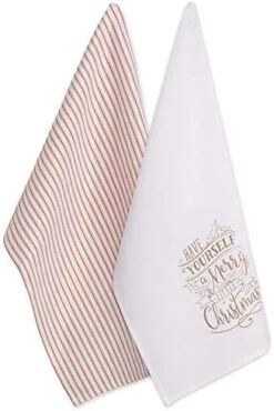 Christmas Tea Towels Decorative Kitchen Dish Towel Set, 18x28, Happy Holidays, 2 Piece -Wilton Shop 41Rj6gwPBL. AC