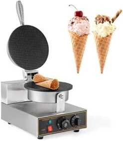 Commercial Ice Cream Cone Machine Waffle Cone Maker 110V Electric Stainless Steel Egg Roll Mold Nonstick Waffle Cone And Bowl Maker For Home Restaurant Use 1200W -Wilton Shop 41Rkx2S6RiL. AC