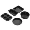 Oven Bakeware Baking Set, Nonstick Bakeware Set Durable Good Thermal Conductivity 1 Set 5pcs High Hardness Uniform Heating Thickened For Kitchen -Wilton Shop 41RoOPwlHeL