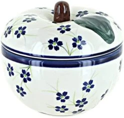 Ish Pottery Floral Butterfly Apple Baker -Wilton Shop 41Rs7D0Ua0L. AC
