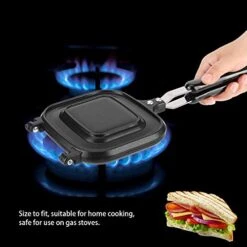 Nonstick Frying Pan, Hot Sandwich Maker, Double Sided Waffle Maker For Cake Toast Sandwich