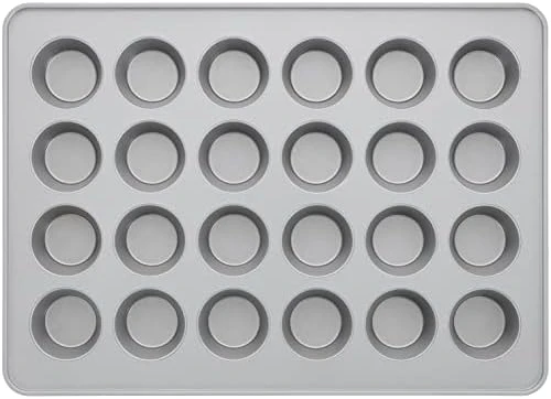 Wilton Baker's Best Non-Stick Bakeware Muffin Pan, 24-Cup, Steel 7 Wilton Baker's Best Non-Stick Bakeware Muffin Pan, 24-Cup, Steel - Image 5