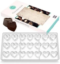 Reme Clear Polycarbonate Chocolate Mold (Heart) -Wilton Shop 41S6Cm209WL. AC