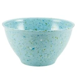 Accessories Kitchen Pantryware Multi Purpose/Salad Serveware/Melamine Garbage Bowl, Agave Blue,1 Gallon