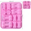 Paw Bone And Fish Shaped 3 In 1 Silicone Baking Molds For Chocolate, Candy And Dog Treats 4 Pcs -Wilton Shop 41SGQTfGTQL