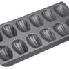 KCMCHB66 Madeleine Tray With PFOA Free Non Stick, Robust 1mm Carbon Steel, 12 Hole Cake Mould, Grey 2 KCMCHB66 Madeleine Tray With PFOA Free Non Stick, Robust 1mm Carbon Steel, 12 Hole Cake Mould, Grey -Wilton Shop 41SGgrxDMgL