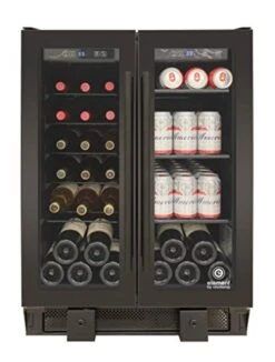 EL-BWC102-02 Touch Screen Wine & Beverage Wine Cooler, Black