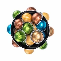 For Nespresso Pods Holder With Central Additional Pods Storage (Carousel-60+ Pods) -Wilton Shop 41SUZ5hHeAL