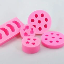 5Pcs Fruit Shaped Jelly Molds, 3D Mini Pineapple Strawberry Orange Blueberry Mulberry Candle Silicone Fruit Mold For Cupcake Decorating, Soap, Chocolate -Wilton Shop 41SrKN8SPIL