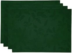 Lenox Holly Damask Placemat, Set Of 4, Green -Wilton Shop 41SuT0TFgoL. AC