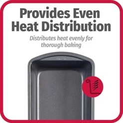 Loaf Pan, 9 X 5 Inch, Gray & 04017 786173391991 8 Inch X 8 Inch Square Cake Pan, 8 X 8 Inch, Grey 10 Loaf Pan, 9 X 5 Inch, Gray & 04017 786173391991 8 Inch X 8 Inch Square Cake Pan, 8 X 8 Inch, Grey -Wilton Shop 41SwKQxm3LL