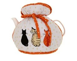 Ulster Weavers Cats In Waiting Muff Cosy, Cream