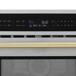 INE Autograph Edition 30” 1.6 Cu Ft. Built-in Convection Microwave Oven In Stainless Steel And Gold Accents -Wilton Shop 41TDV0POcbL